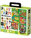 Headu Play Farm Montessori - Naturalist Intelligence - 6 Cards + 40 Tiles Board Games