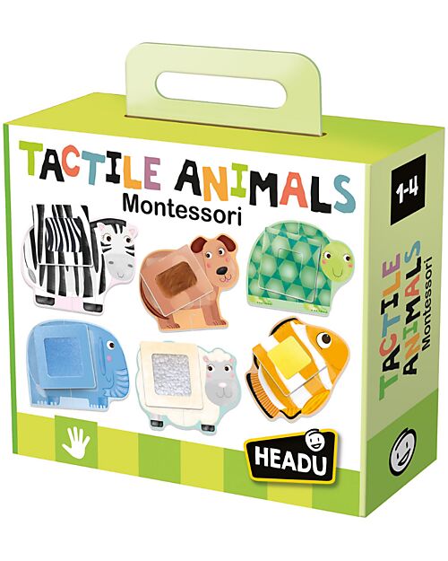 Headu Tactile Animals Montessori - Bodily-Kinesthetic Intelligence - 6 ...