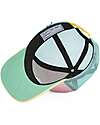 Hello Hossy Mini Poppy Hat - Pink, Yellow and Turquoise - Organic Cotton Sunhats