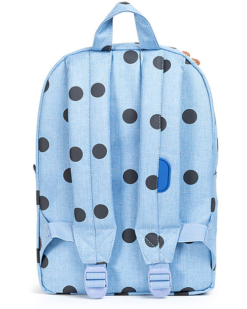 Herschel Supply Co. Heritage Kids Backpack 2-6 Years Old - Chambray Crossh with Black Polka and Cobalt Backpack