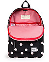Herschel Supply Co. Heritage Youth Backpack 6 Years Old and Up - Black with Pink Polka Dot Backpack