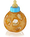 Hevea Blue 2 in 1 Baby Bottle and Toy Star Ball - 150 ml Glass Bottle + Natural Rubber Ball - Safe, nontoxic, ideal for little hands! Baby Bottles Accessories