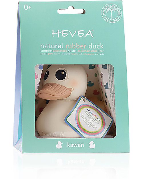 Hevea Kawan 3-in-one Toy - 100% Natural Rubber (painted with natural plant pigments) Bath Toys
