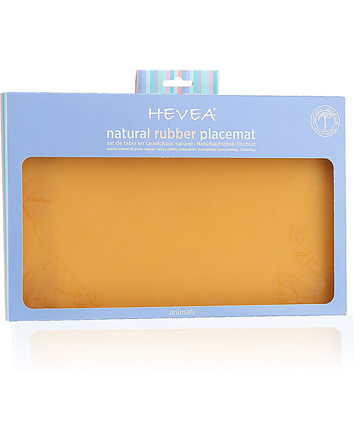 Hevea Natural Rubber Table Mat, 35 x 22 cm - 100% safe and non-toxic! Meal Sets