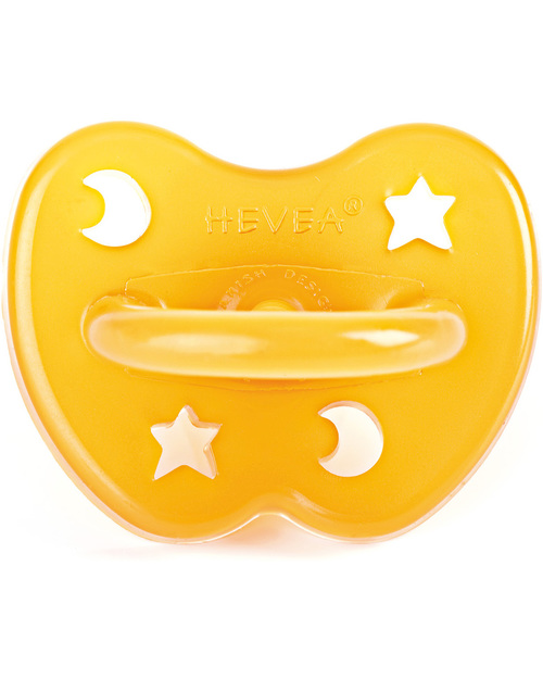 Hevea Natural Star & Moon Pacifier/Soother (0-3 months) Dummies & Soothers