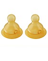 Hevea Set of 2 Teats - Slow - 0+ months Baby Bottles Accessories