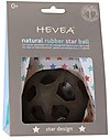 Hevea Star Ball - Dark Grey - Natural Rubber Star Ball - Non-Toxic! Teethers