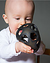Hevea Star Ball - Dark Grey - Natural Rubber Star Ball - Non-Toxic! Teethers