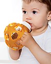 Hevea White 2 in 1 Baby Bottle and Toy Star Ball - 150 ml Glass Bottle + Natural Rubber Ball - Safe, nontoxic, ideal for little hands! Baby Bottles Accessories
