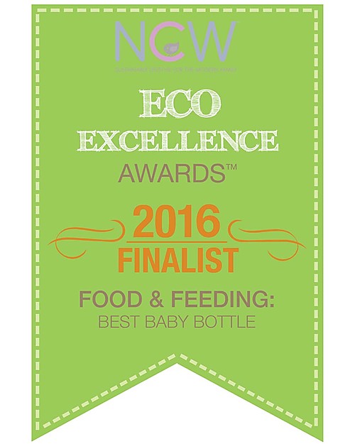 Hevea White 2 in 1 Baby Bottle and Toy Star Ball - 150 ml Glass Bottle + Natural Rubber Ball - Safe, nontoxic, ideal for little hands! Baby Bottles Accessories