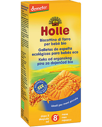 Holle Baby Organic Spelt Biscuit, 150 gr - From 8 moths Biscuits