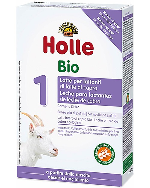 Holle Organic Infant Goat Milk Formula 1, without palm oil - From birth Organic Formula Milk