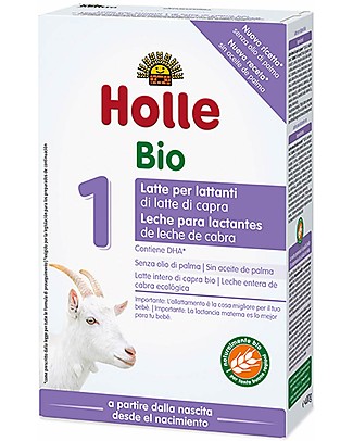 Holle Organic Infant Goat Milk Formula 1, without palm oil - From birth Organic Formula Milk