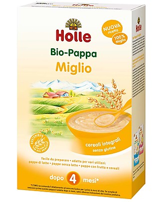 Holle Organic Millet Porridge with Rice, 250 gr - After 4 months Baby Cereal
