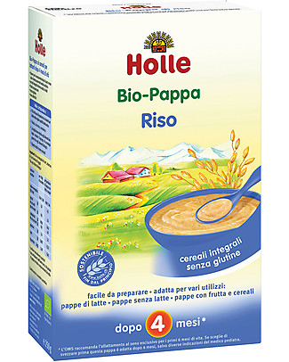Holle Organic Rice Porridge, 250 gr - After 4 months Baby Cereal