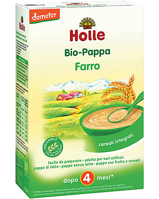Holle Organic Spelt Porridge, 250 gr - After 4 months Baby Cereal