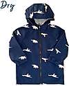 Holly & Beau Color Changing Waterproof Jacket - Dinosaur - Extra Soft and Breathable Waterproof