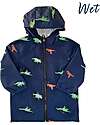 Holly & Beau Color Changing Waterproof Jacket - Dinosaur - Extra Soft and Breathable Waterproof