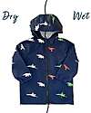 Holly & Beau Color Changing Waterproof Jacket - Dinosaur - Extra Soft and Breathable Waterproof