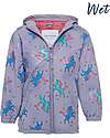 Holly & Beau Color Changing Waterproof Jacket - Unicorn - Extra Soft and Breathable Waterproof