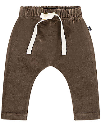House of Jamie Baby Pants - Smoked Choco - Cotton Velvet Trousers