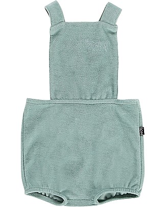 House of Jamie Baby Salopette - Jade - Organic cotton terry Dungarees