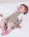House of Jamie Baby Salopette - Toffee Stripes - Organic cotton Dungarees