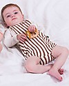 House of Jamie Baby Salopette - Toffee Stripes - Organic cotton Dungarees