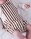 House of Jamie Baby Salopette - Toffee Stripes - Organic cotton Dungarees