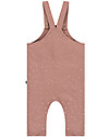 House of Jamie Dungaree - Dusty Mauve/Golden Dots - Elasticated Organic Cotton Dungarees