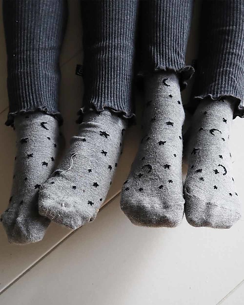 House of Jamie Knee Socks - Little Stars - Elasticated Cotton Socks
