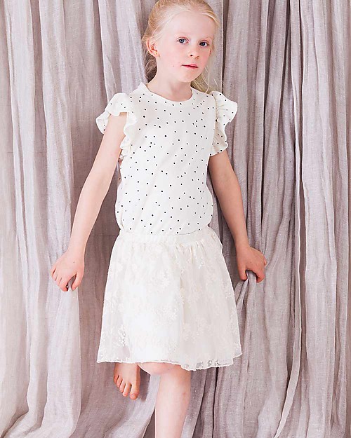 House of Jamie Lace Skirt - Cream - Cotone bio Skirts
