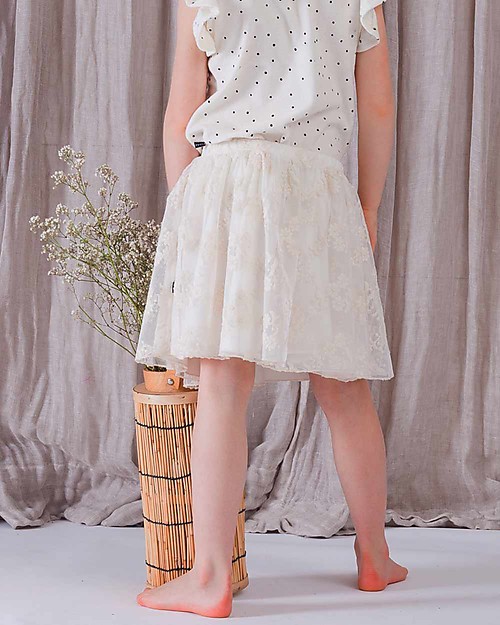 House of Jamie Lace Skirt - Cream - Cotone bio Skirts