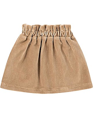 House of Jamie Paperbag Skirt - Biscuit - Cotton Velvet Skirts