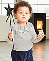 House of Jamie Pierrot Tee with Long Sleeve, Little Stripes - Organic Cotton Long Sleeves Tops