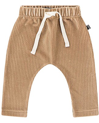 House of Jamie Rib Baby Pants - Biscuit - Cotton Velvet Trousers