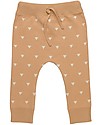 Huggee Knitted Trousers with Drawstring, Triangles - 100% Organic Cotton Trousers