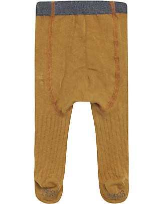 Hust&Claire Baby Stockings Frankie - Ochre - Cotton Leggings