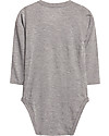Hust&Claire Buller Bodstocking with Long Sleeves, Light Grey - Elasticated Viscose-Bamboo Long Sleeves Bodies