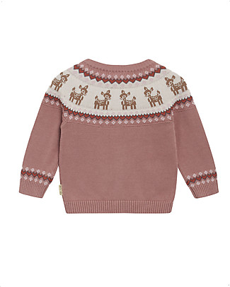 Hust&Claire Charme Cardigan - Burlwood - 100% Organic Cotton Cardigans