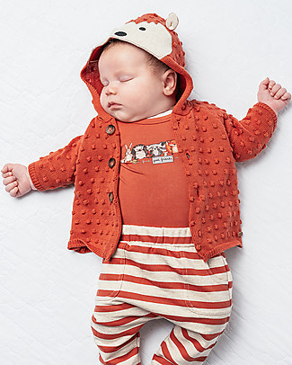 Hust&Claire Cookie Cardigan - Rusty - 100% organic Cotton Cardigans