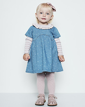 Hust&Claire Daniela Denim Dress - Magical Wands - 100% organic cotton Dresses