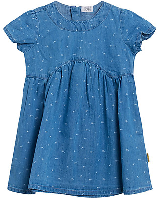 Hust&Claire Daniela Denim Dress - Magical Wands - 100% organic cotton Dresses