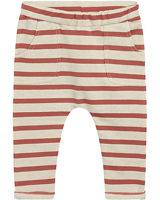 Hust&Claire Gerti Jogging Trousers - Rusty - Stretchy cotton Trousers
