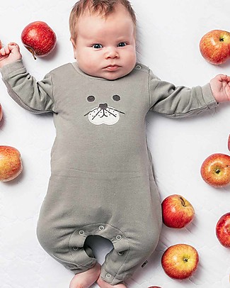 Hust&Claire Jumpsuit Mifie - Seagrass Babygrows