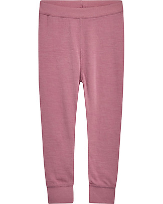 Hust&Claire Laso Leggings, Misty Rose - Wool and Viscose-Bamboo Blend Leggings