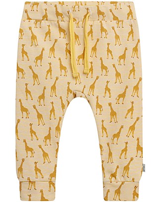 Hust&Claire Levi Leggings - Straw - Elasticated organic cotton Leggings