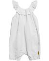 Hust&Claire Marguerite Romper - White Short Rompers