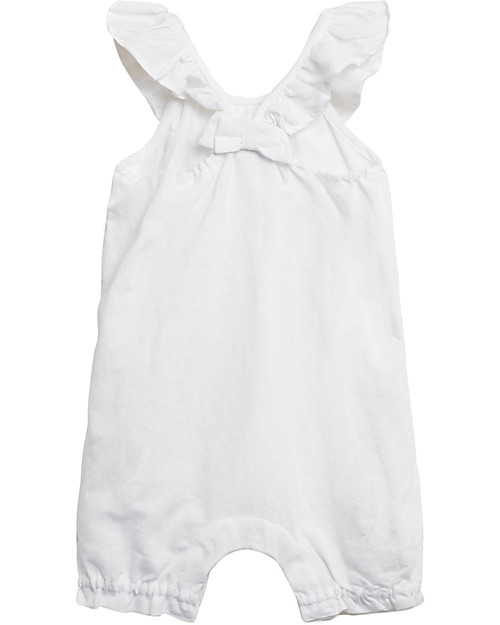 Hust&Claire Marguerite Romper - White Short Rompers