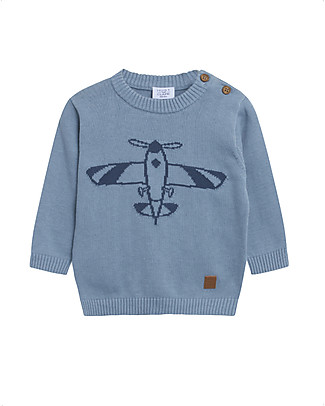 Hust&Claire Pullover Pilou - Navy - Organic Cotton Jumpers